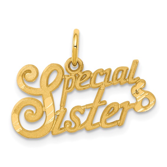 Gold SPECIAL SISTER Charm