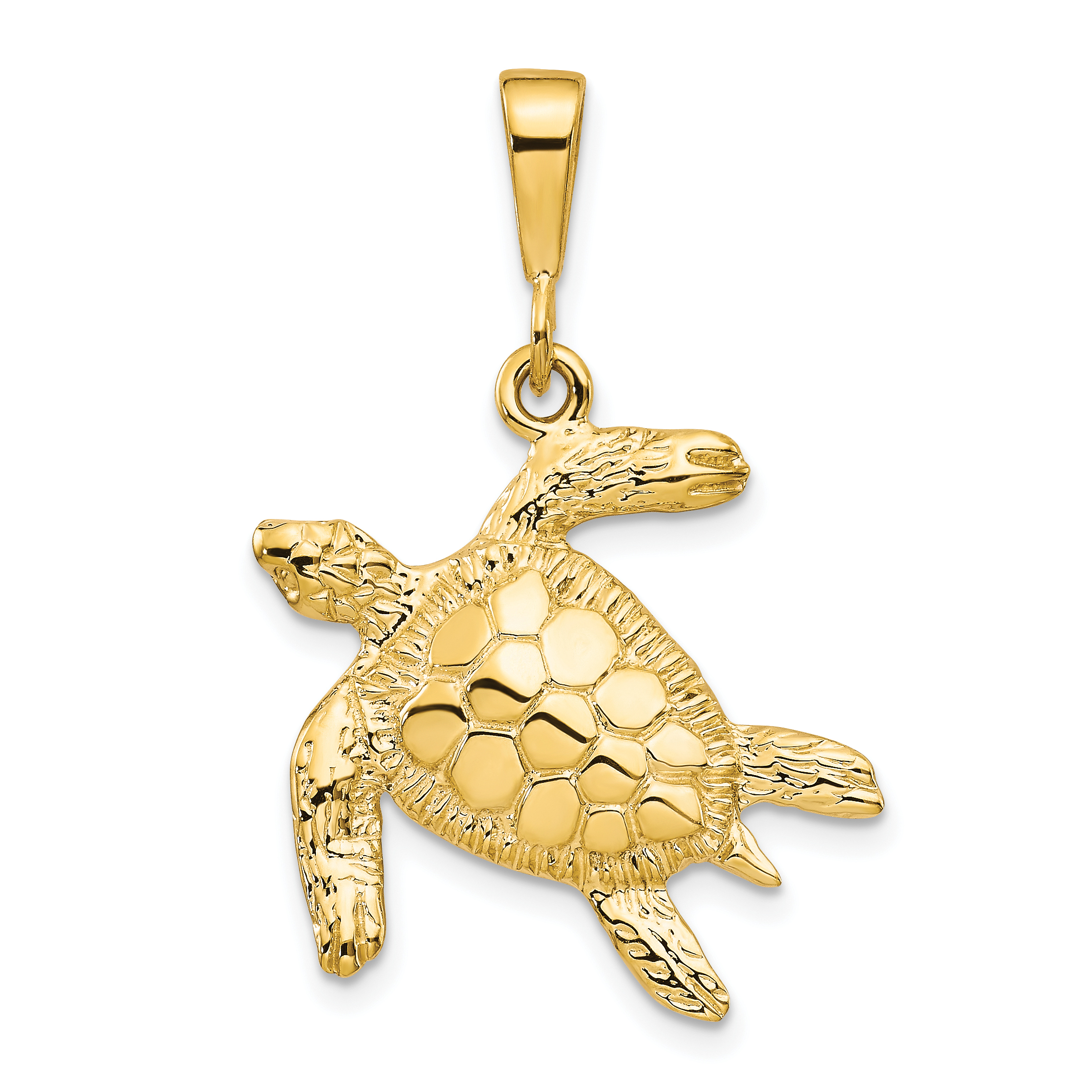 10k Turtle Pendant (10C539)