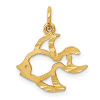10K Cut-out Tropical Fish Charm view 1