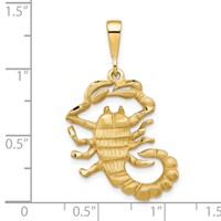 10K Scorpion Pendant view 3