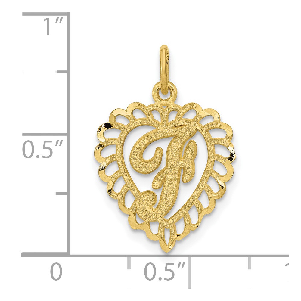 10k Initial F Charm (10C568F)