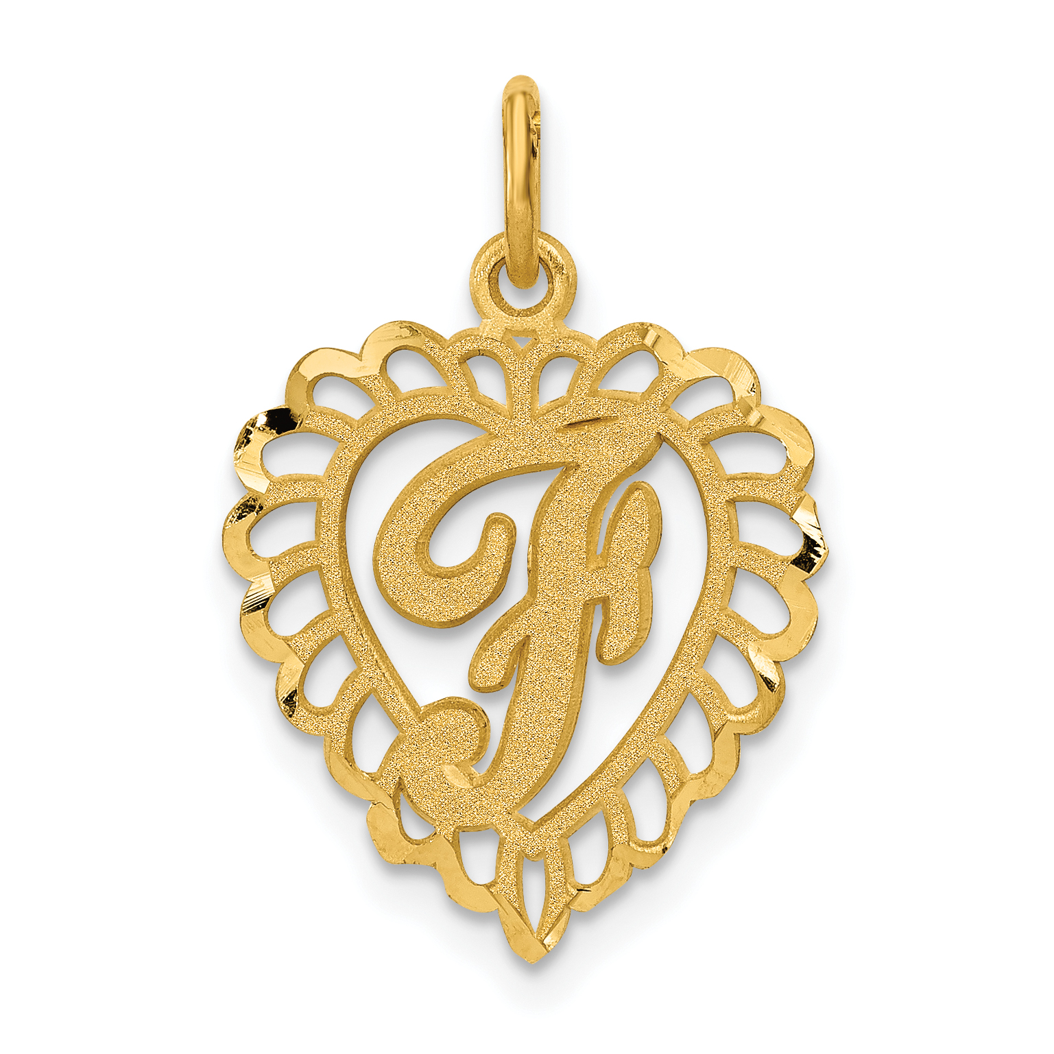 10k Initial F Charm (10C568F)