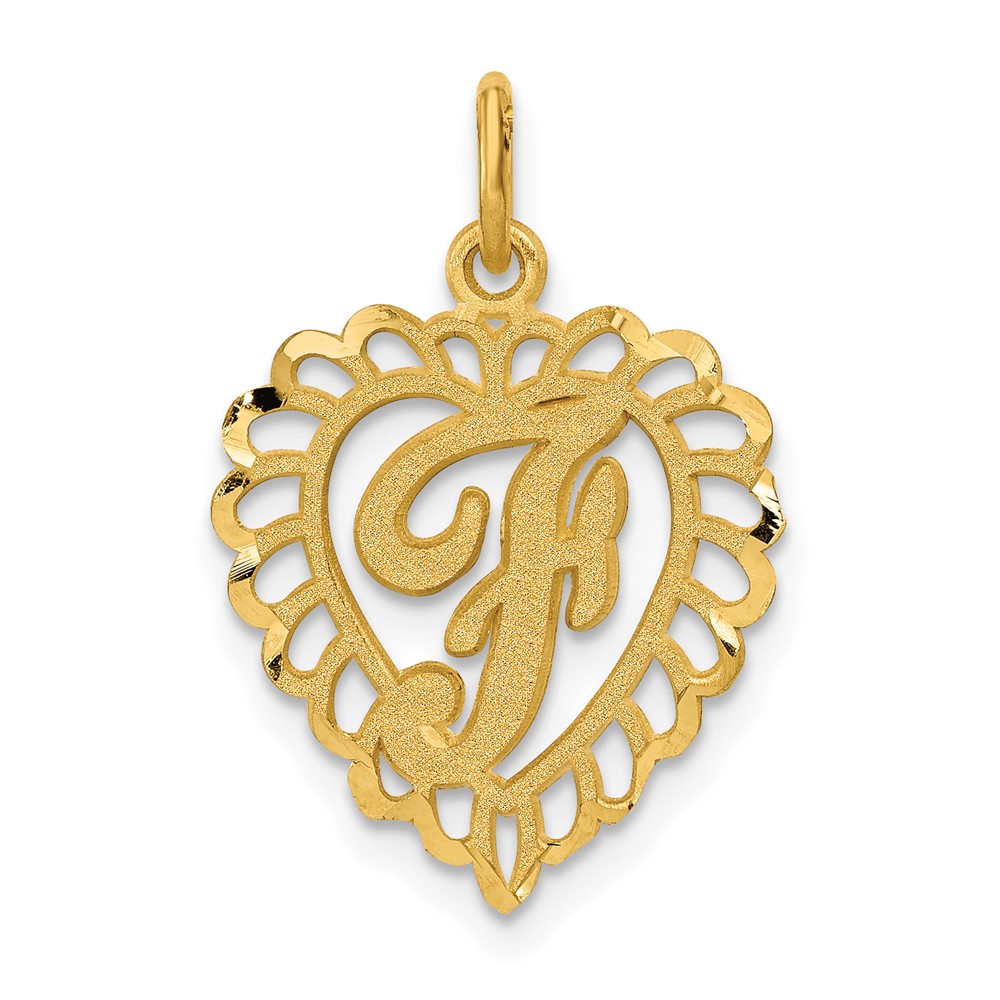 10k Initial F Charm (10C568F)