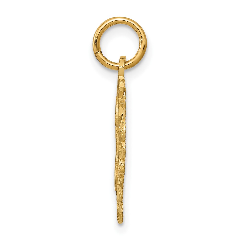 10k Initial H Charm (10C568H)