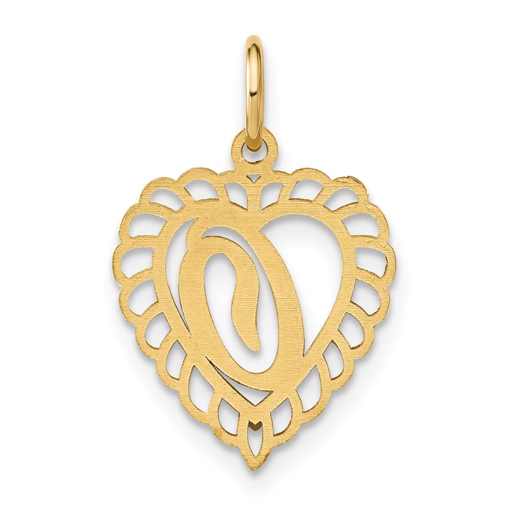 10k Initial O Charm (10C568O)