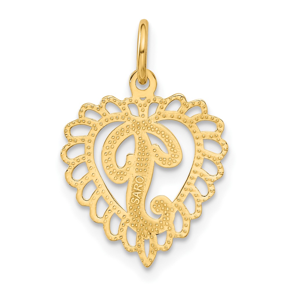 10k Initial P Charm (10C568P)