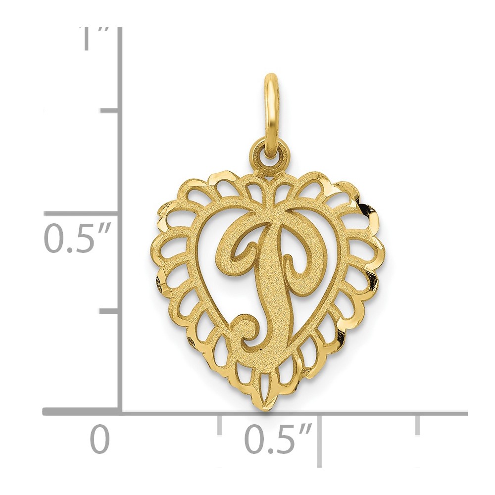 10k Initial P Charm (10C568P)