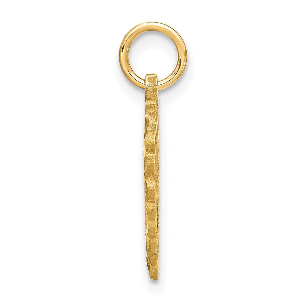 10k Initial W Charm (10C568W)