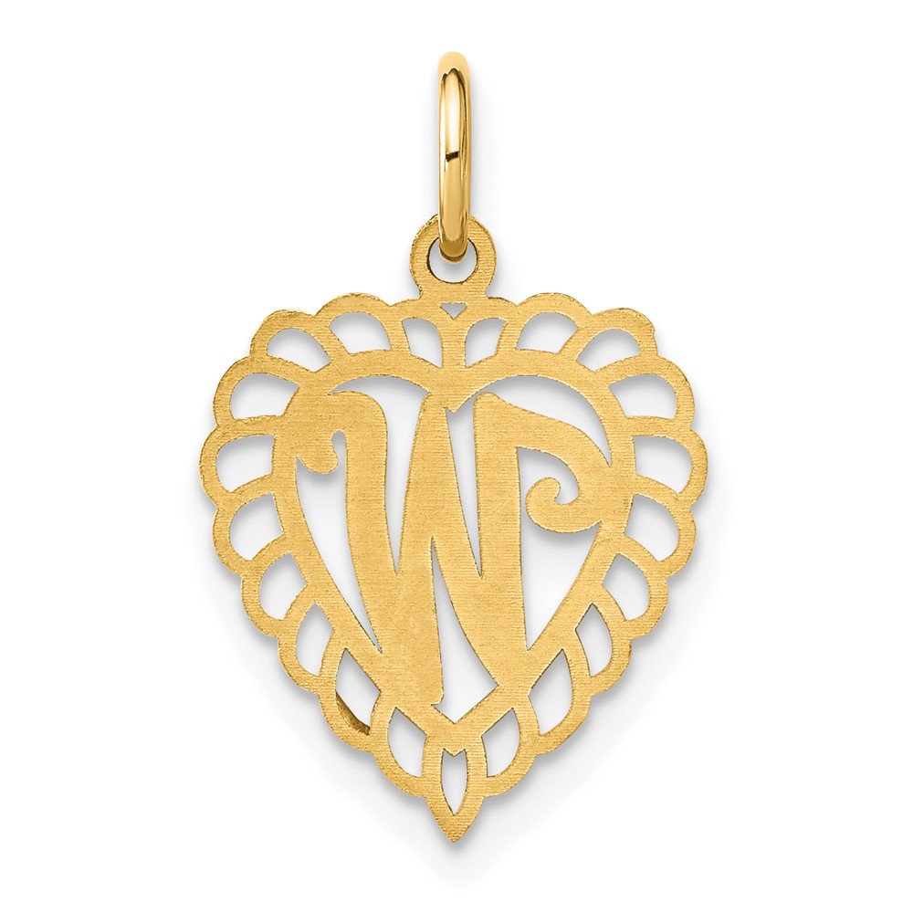 10k Initial W Charm (10C568W)