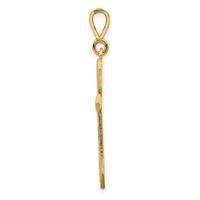 10K Yellow Gold Large Cross Charm view 2
