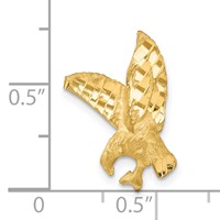 10K Yellow Gold Eagle Chain Slide view 3