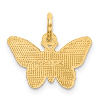 10K Yellow Gold Butterfly Charm view 4