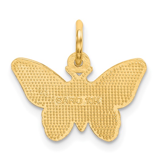 Gold Polished Butterfly Pendants