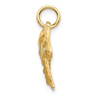 10K Yellow Gold Butterfly Charm view 2