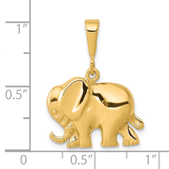 Gold Elephant Charm