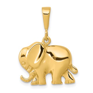 Gold Elephant Charm