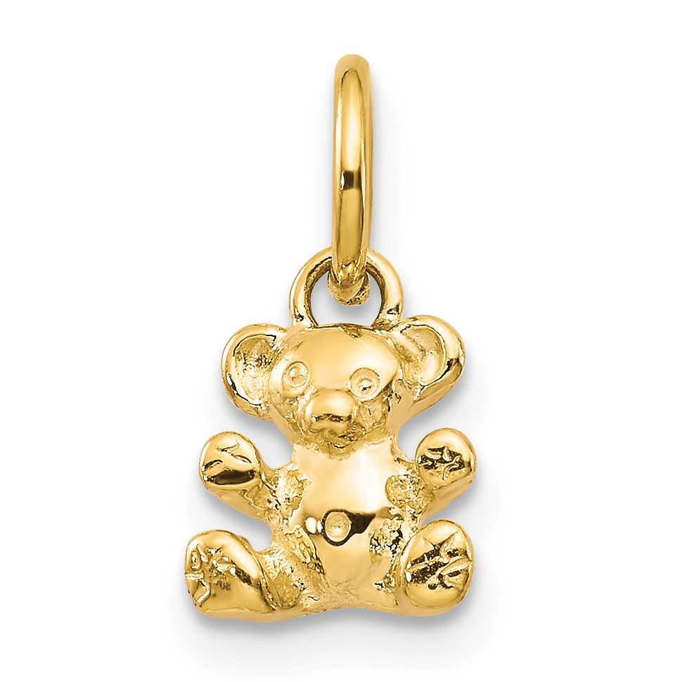 10k 3D Teddy Bear Charm (10C658)