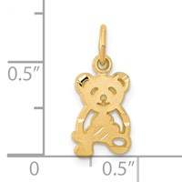 10K Teddy Bear Charm view 3