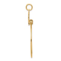 10K Yellow Gold Live Love Laugh Charm Holder view 2