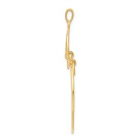 10K Yellow Gold Small Heart Charm Holder view 2