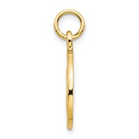 10K Yellow Gold Round St. Jude Medal Charm view 2