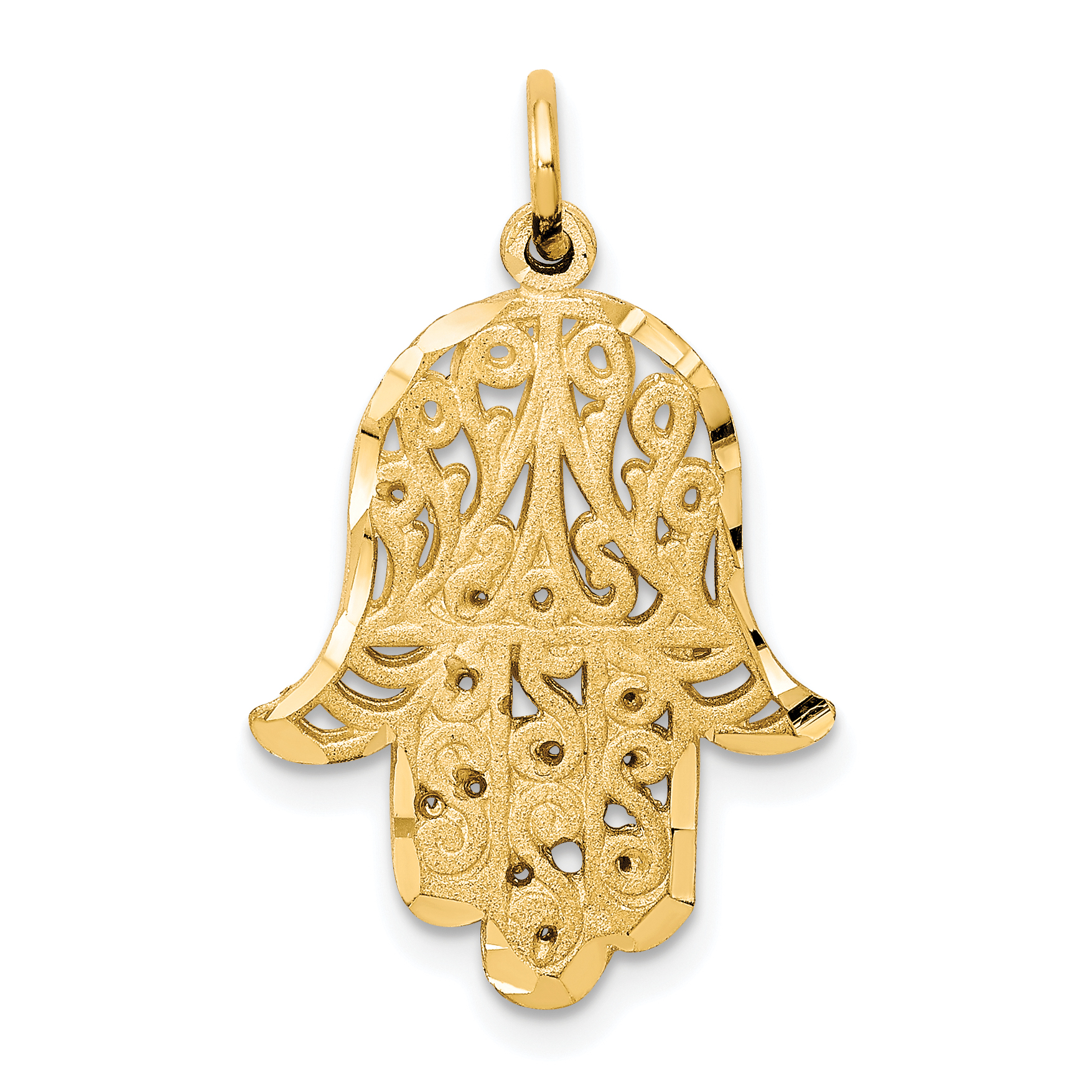 10k Filigree Chamseh Charm (10C718)