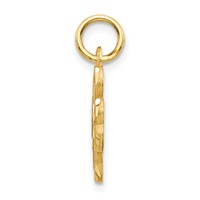 10K Yellow Gold 4-Leaf Clover Pendant view 2