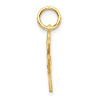 10K Yellow Gold 4-Leaf Clover Pendant view 2