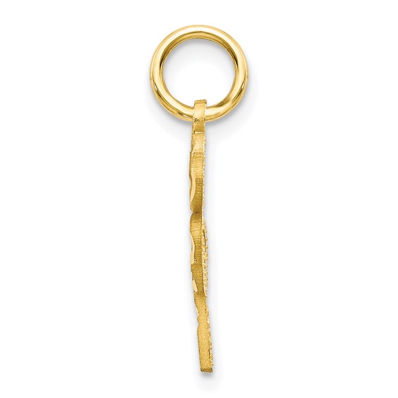 Gold Polished Clover Pendants