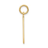 10K Yellow Gold Solid Bingo Card Charm view 2