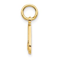 10K Yellow Gold Musical Note Charm view 2