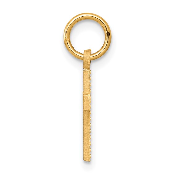 Gold Latin Cross Pendant