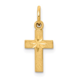 Gold Latin Cross Pendant
