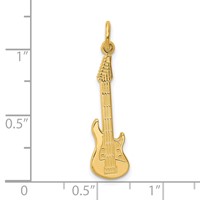 10K Yellow Gold Guitar Charm view 3