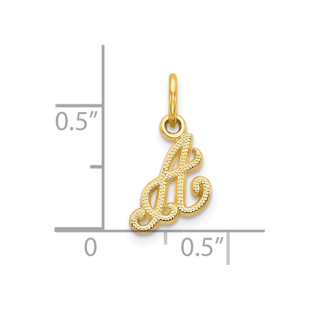 10K Initial A Charm (10C763A)