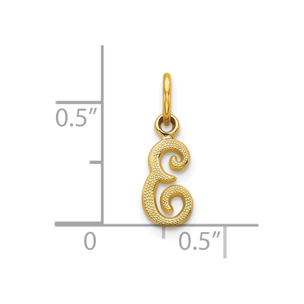 10k Initial E Charm (10C763E)