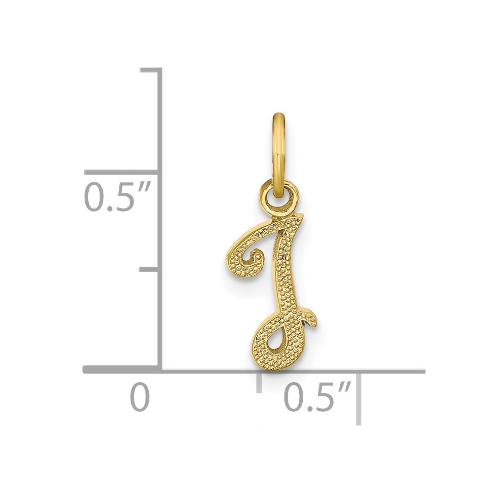 10k Initial I Charm (10C763I)