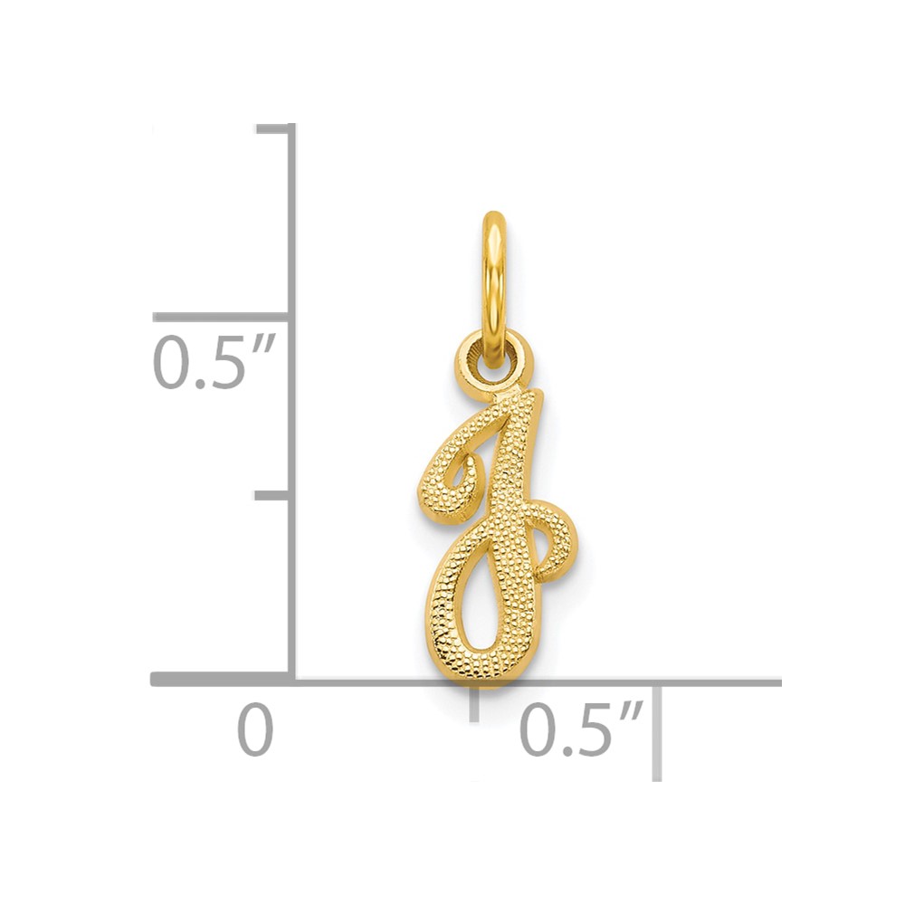 10k Initial J Charm (10C763J)
