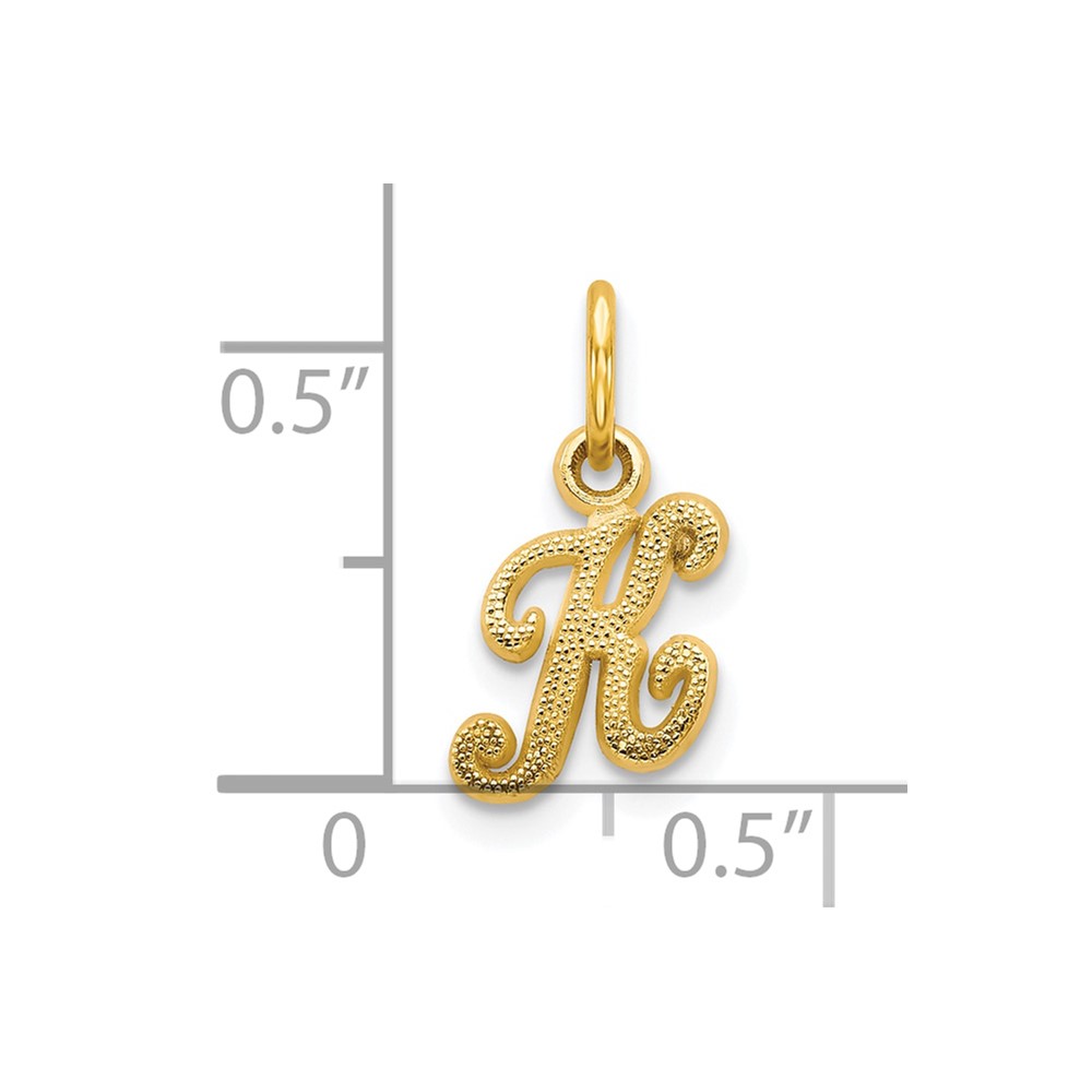 10k Initial K Charm (10C763K)