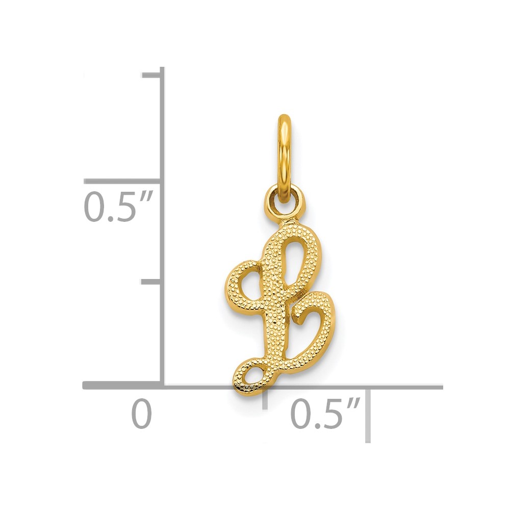 10k Initial L Charm (10C763L)