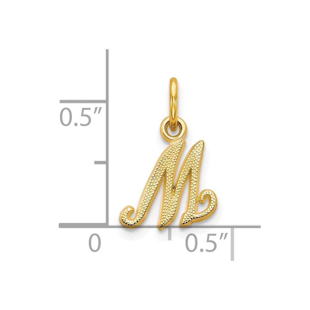 10k Initial M Charm (10C763M)