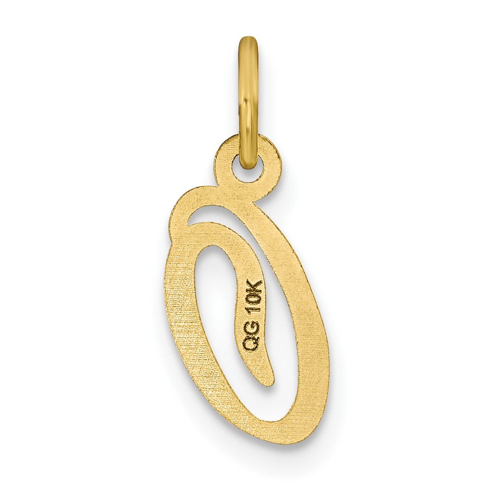10k Initial O Charm (10C763O)