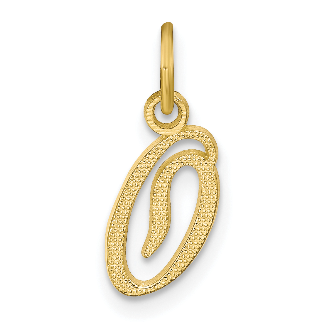 10k Initial O Charm (10C763O)