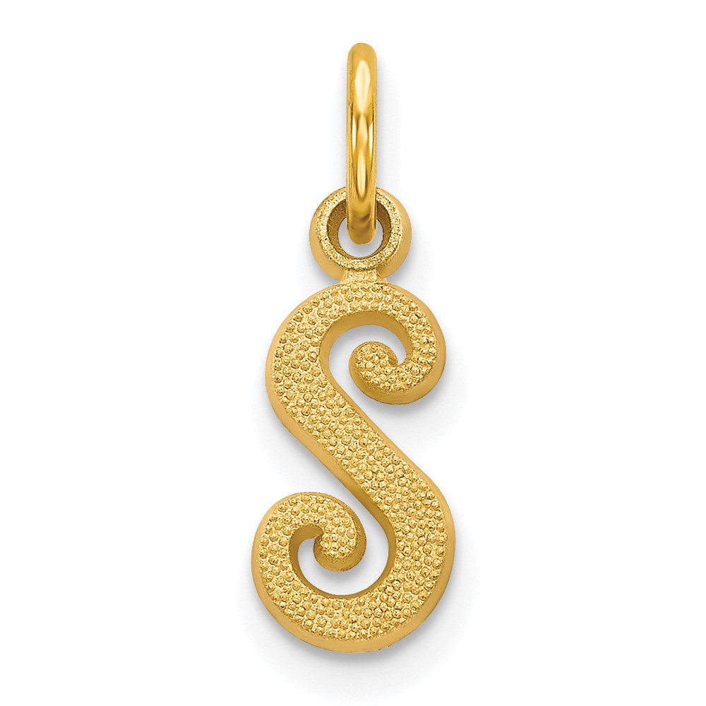 10k Initial S Charm (10C763S)