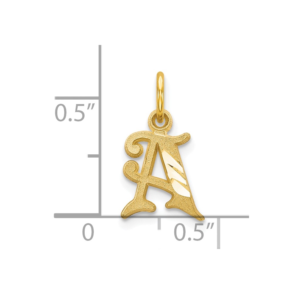 10K Initial A Charm (10C764A)