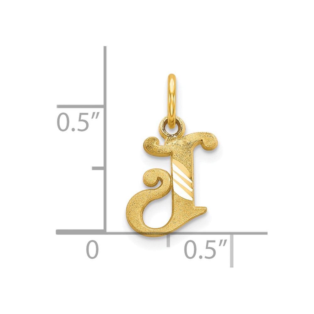 10k Initial J Charm (10C764J)
