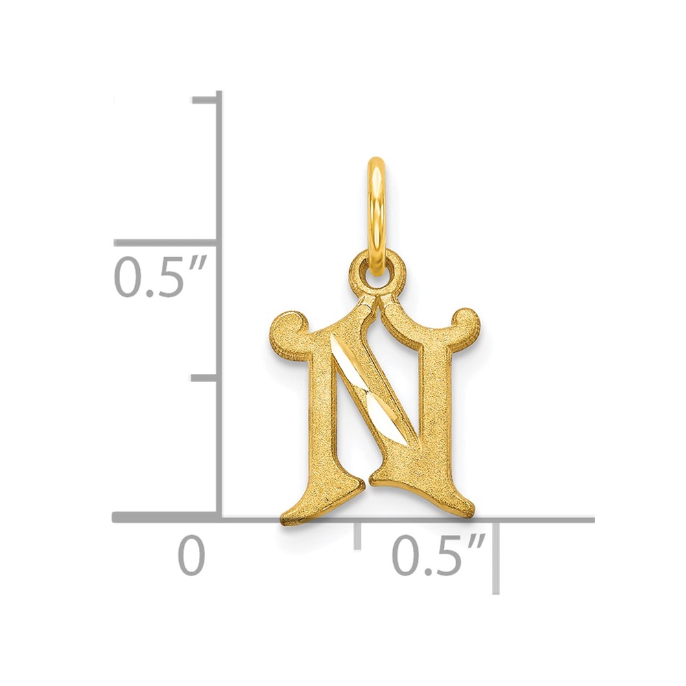 10k Initial N Charm (10C764N)