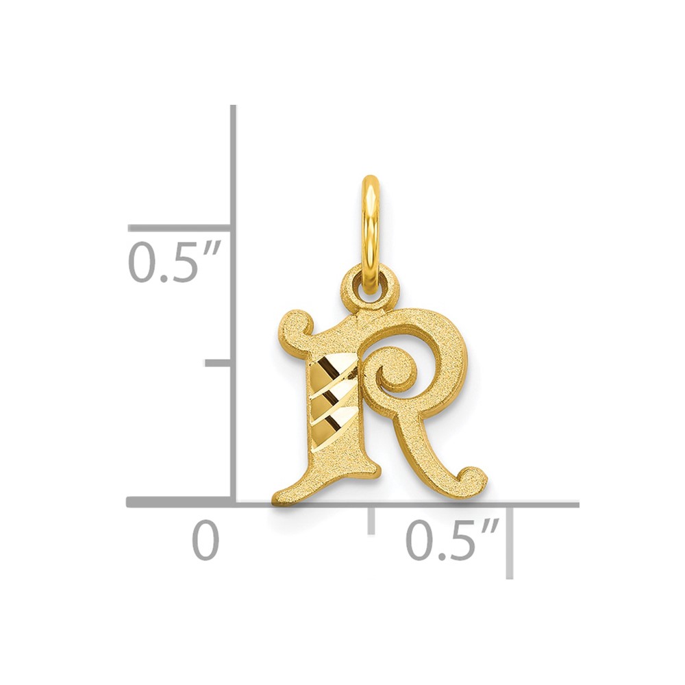 10k Initial R Charm (10C764R)