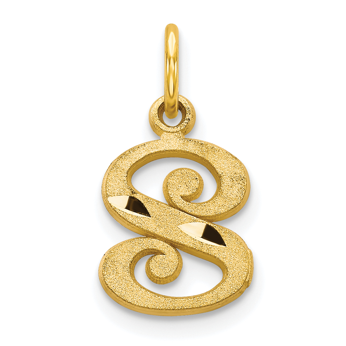 10k Initial S Charm (10C764S)