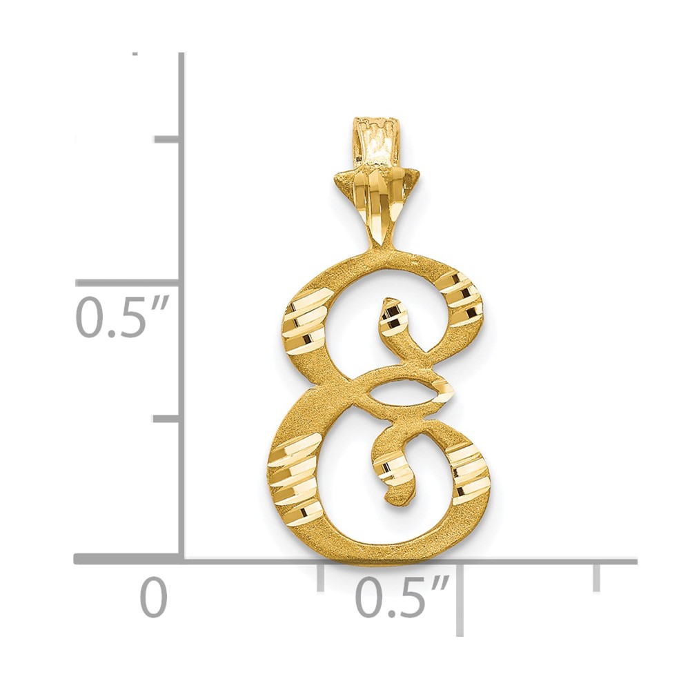 10k Initial E Pendant (10C767E)